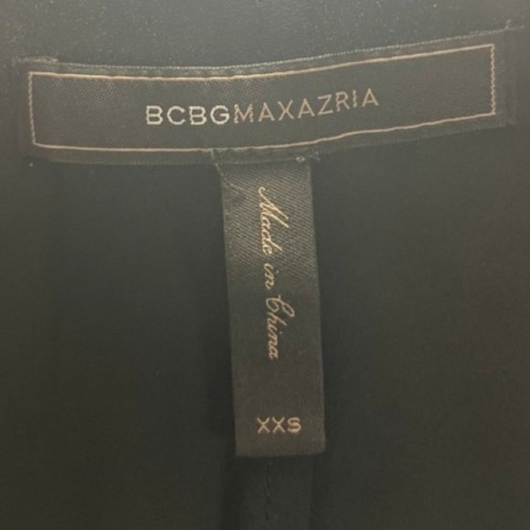 BCBG Max Azria Black Cape Blouse Size XXS - Picture 7 of 9